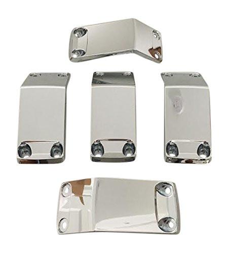 KMC XD Series Rockstar 2 811FIN79012NABS Chrome Wheel Inserts Set of 5 reference image