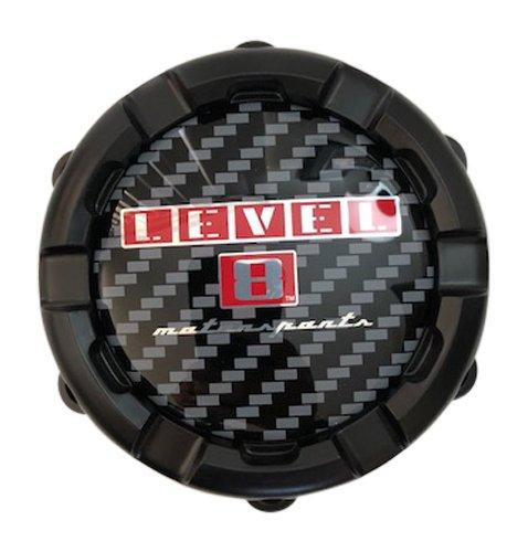 Level 8 Wheels C-324-2 87313 XAB349010 Black Wheel Center Cap reference image