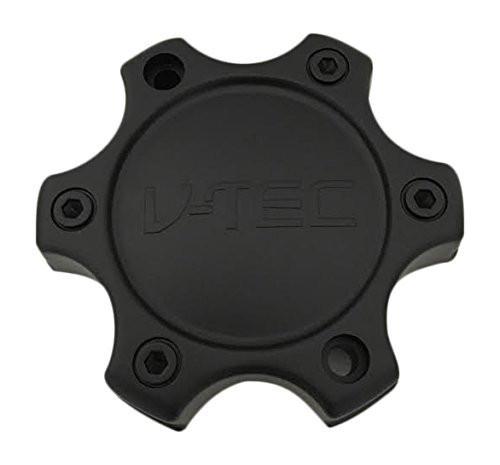 V-Tec Wheels C326MB-6C Six Lug Black Wheel Center Cap (CAP WILL HAVE VISION LOGO) reference image