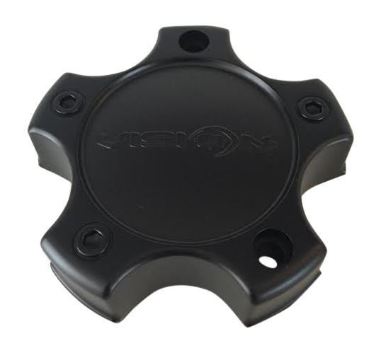 Vision Wheels C326MB-5CV C326-5C Black Wheel Center Cap reference image