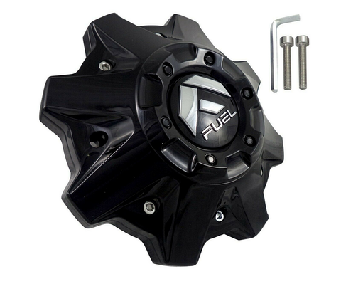 Fuel 1PC FUEL 8LUG Center Cap W/ RISER GLOSS Black - 1002-53GB product image