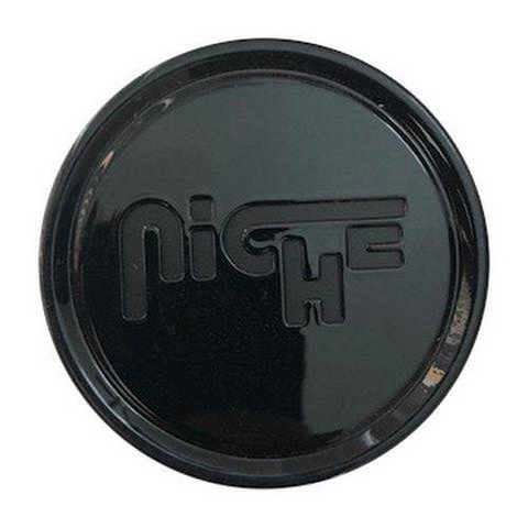 Niche 1PC NICHE 2.70"FLAT Center Cap-GL-Black W/ MATTE LOGO - 1003-22GBL product image