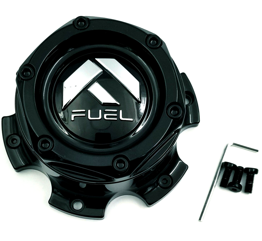Fuel 1PC FUEL DUALLY 10X225 FRONT Center Cap-GLOSS Black - 1004-62GB product image