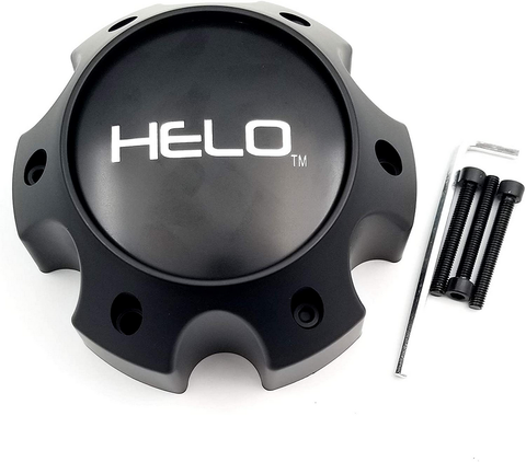 Helo Center Cap 6X5.5 SATIN Black - 1079L145HE1SB product image