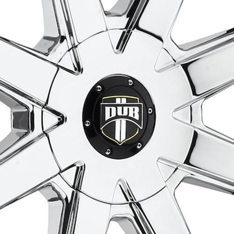 DUB 1PC DUB PUSH Center Cap-POWDER Chrome - 16390-15VP product image