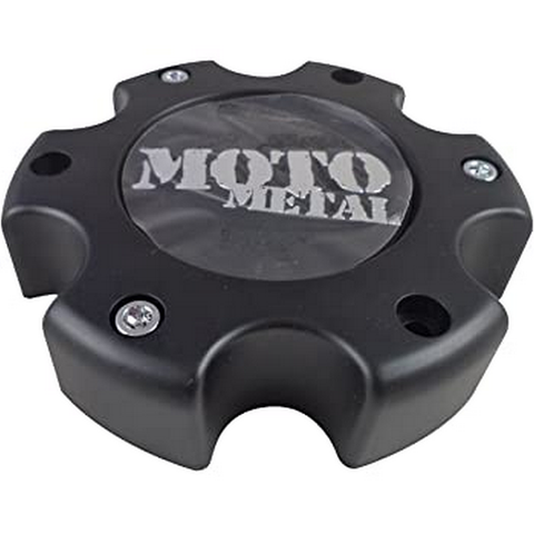Moto METAL Center Cap MATTE Black 6 LUG - MO909B6139YB product image