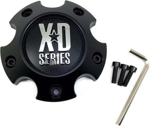 XD Center Cap SG-Black SMALL 5 LUG W/ Black SCREW - S057L120SGB-H34 product image