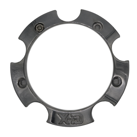 XD LARGE 5 LUG Aluminum BASE Piece Polished LOGO 2 Center Cap - XD1455BASE2-POL product image