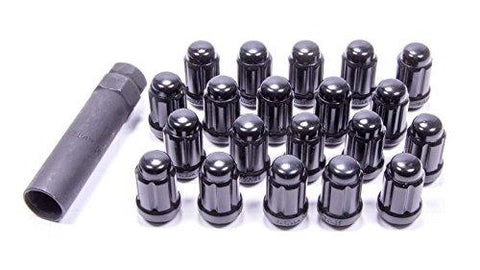 Gorilla Automotive 21123BC Small Diameter Acorn Black 5 Lug Kit (12mm x 1.25 Thread Size) - Pack of 20 - The Center Cap Store