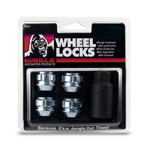 Gorilla Automotive 78621N Acorn Open End Chrome Wheel Locks (12mm x 1.25 Thread Size) - Pack of 4 - The Center Cap Store