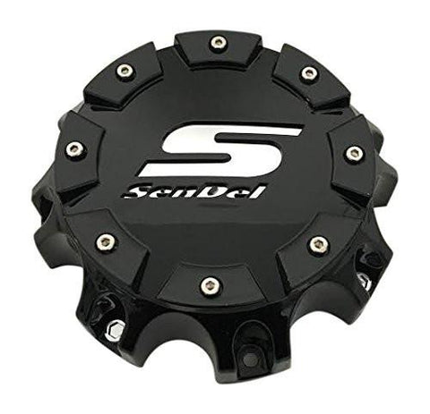 Sendel Wheels C566402 Gloss Black Wheel Center Cap - The Center Cap Store